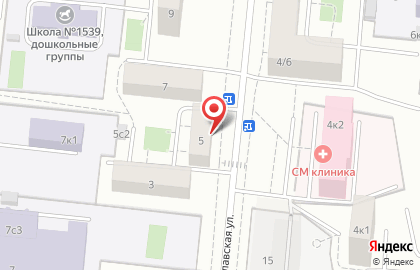 Алексеевский на Ярославской улице на карте
