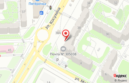 Почта Банк в Курске на карте