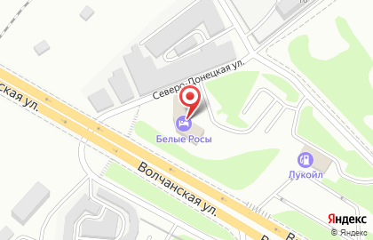 Гостиница Белые Росы в Белгороде на карте