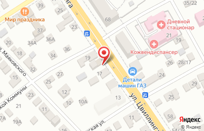 Компания по производству чулочно-носочных изделий Фабрика Носков на улице Цвиллинга на карте