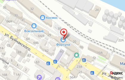 Торговый центр Фортуна в Кировском районе на карте