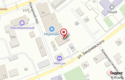Шиномонтажная мастерская в Новосибирске на карте