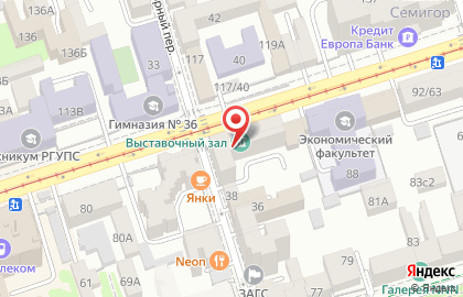 Художественный салон Авангард на улице Максима Горького на карте