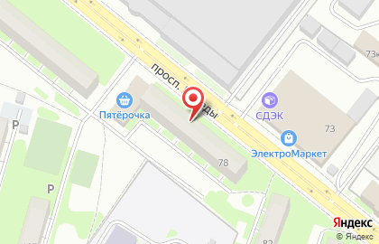 Тверской купец на проспекте Победы на карте