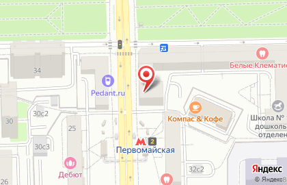 Цветочный магазин в Москве на карте