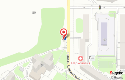 Продуктовый магазин в Новокузнецке на карте