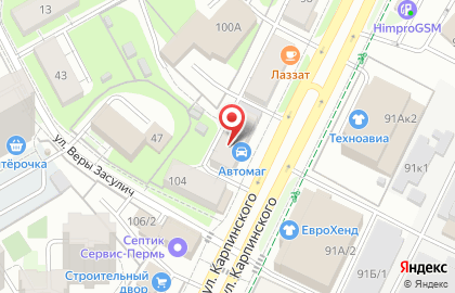 Компания ПермьАКБторг на карте