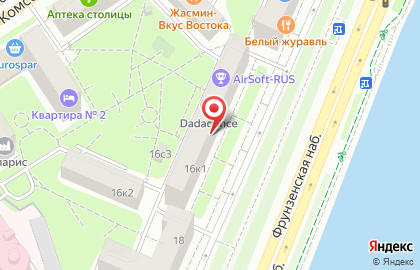 Школа танцев Dadadance в Москве на карте