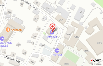 Гостиница Ямская на карте