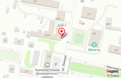 Супермаркет Магнит в Новосибирске на карте