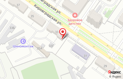 Стоматология Дента+ в Орджоникидзевском районе на карте