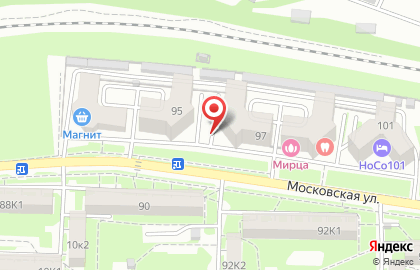 Частный детский сад Крошка на Московской улице на карте