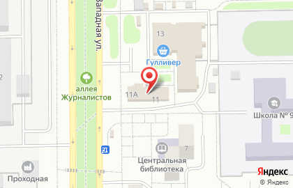 Страховая компания СберСтрахование на Западной улице на карте