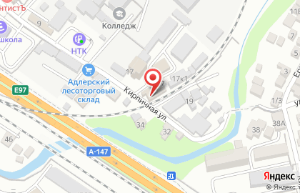 Юридический центр Сочи-Легал на Кирпичной улице на карте