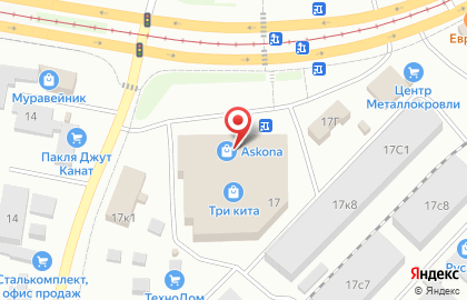 Торговый центр Три кита на улице Пойма на карте