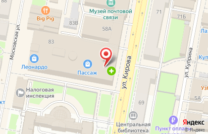 Салон часов Time`S на Московской улице на карте