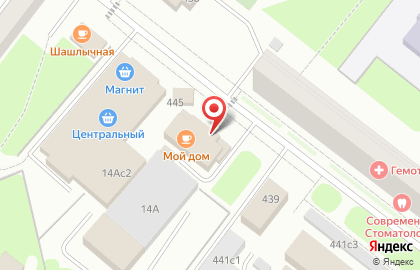 Гастрономчик на улице 4-го микрорайона на карте