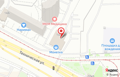 Центр бытовых услуг Экспресс Химчистка на Технической улице на карте