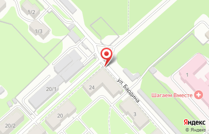 Сеть аптечных пунктов на улице Кузьмы Минина на карте