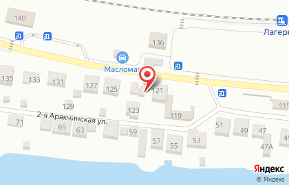 Продуктовый магазин на Боевой, 119а на карте