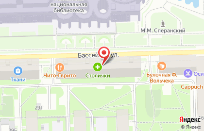 Магазин женской одежды Trikstore в Московском районе на карте
