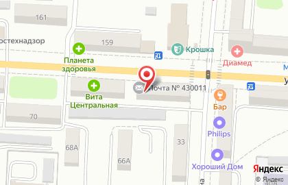 Федерация каратэ-кёкусин-кан Республики Мордовия на улице Полежаева на карте
