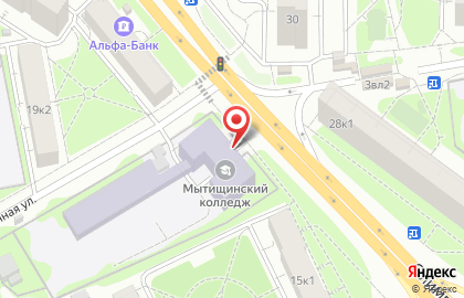 Мытищинский машиностроительный колледж на карте