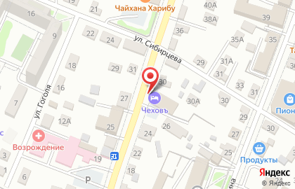 Гостиница Чеховъ на карте