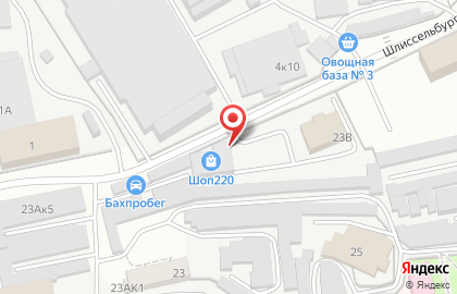 Курьерская служба Dimex на Шлиссельбургской улице на карте
