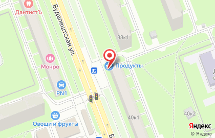 Магазин разливного пива Ссср на Будапештской улице на карте