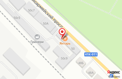Ресторан Янтарь на карте