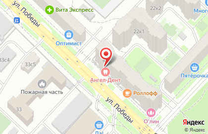 Салон-парикмахерская Дива на улице Победы на карте