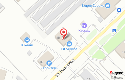 Автосервис FIT SERVICE на улице Радищева на карте