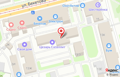 ТемпМенеджмент на улице Бекетова на карте