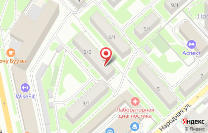 Анфас на улице Богдана Хмельницкого на карте