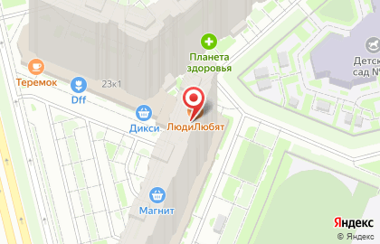 Магазин строительных товаров в Санкт-Петербурге на карте