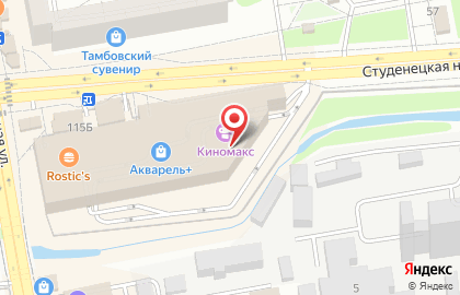 Магазин техники М.Видео в Тамбове на карте