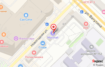 Аптека Новосибирский аптечный центр на площади Карла Маркса на карте