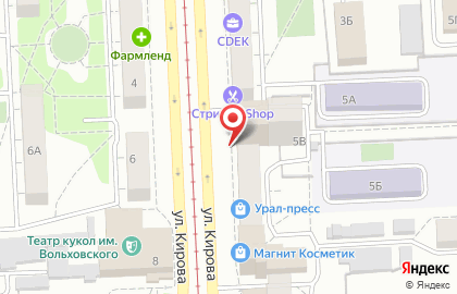 Туристическое агентство Апельсин-тур в Калининском районе на карте