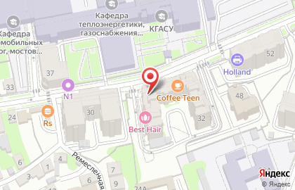 Продуктовый магазин SPAR & Малинка в Вахитовском районе на карте
