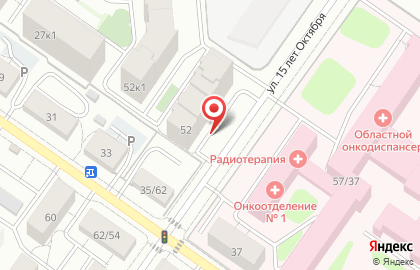 Магазин керамической плитки и керамического гранита Kerama Marazzi на улице 15 лет Октября на карте