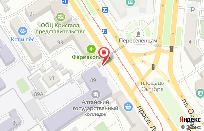 Оператор связи МТС в Железнодорожном районе на карте