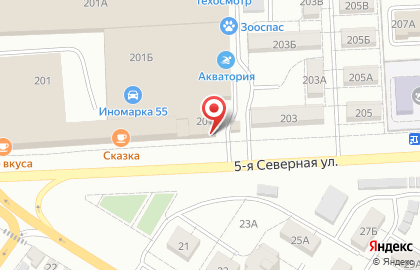 Магазин по продаже автоэмалей, автокрасок и расходных материалов для кузовного ремонта Автомаляр на 5-ой Северной улице на карте