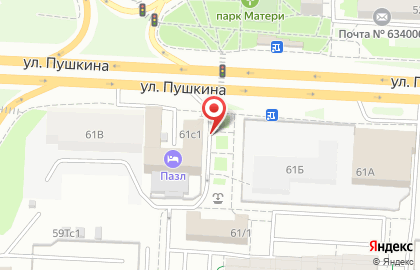 Психологический центр Психея на улице Пушкина на карте