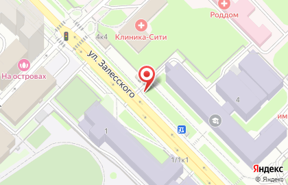 Продуктовый магазин Аккорд в Заельцовском районе на карте