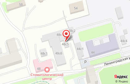 Автосервис Гараж24 на улице Ленинградской на карте