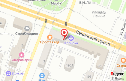Кулинармаркет Простая еда на Ленинском проспекте, 23 на карте