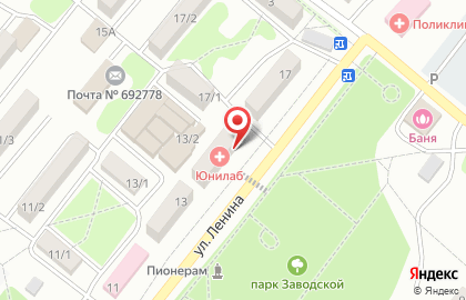 Телекоммуникационный оператор МТС на площади Ленина на карте