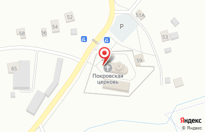 Храм Покрова Божьей Матери с. Большое Афанасово на карте