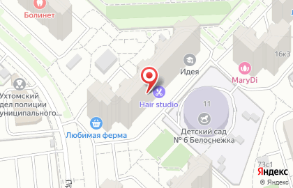 Центр LUDI на Преображенской улице на карте